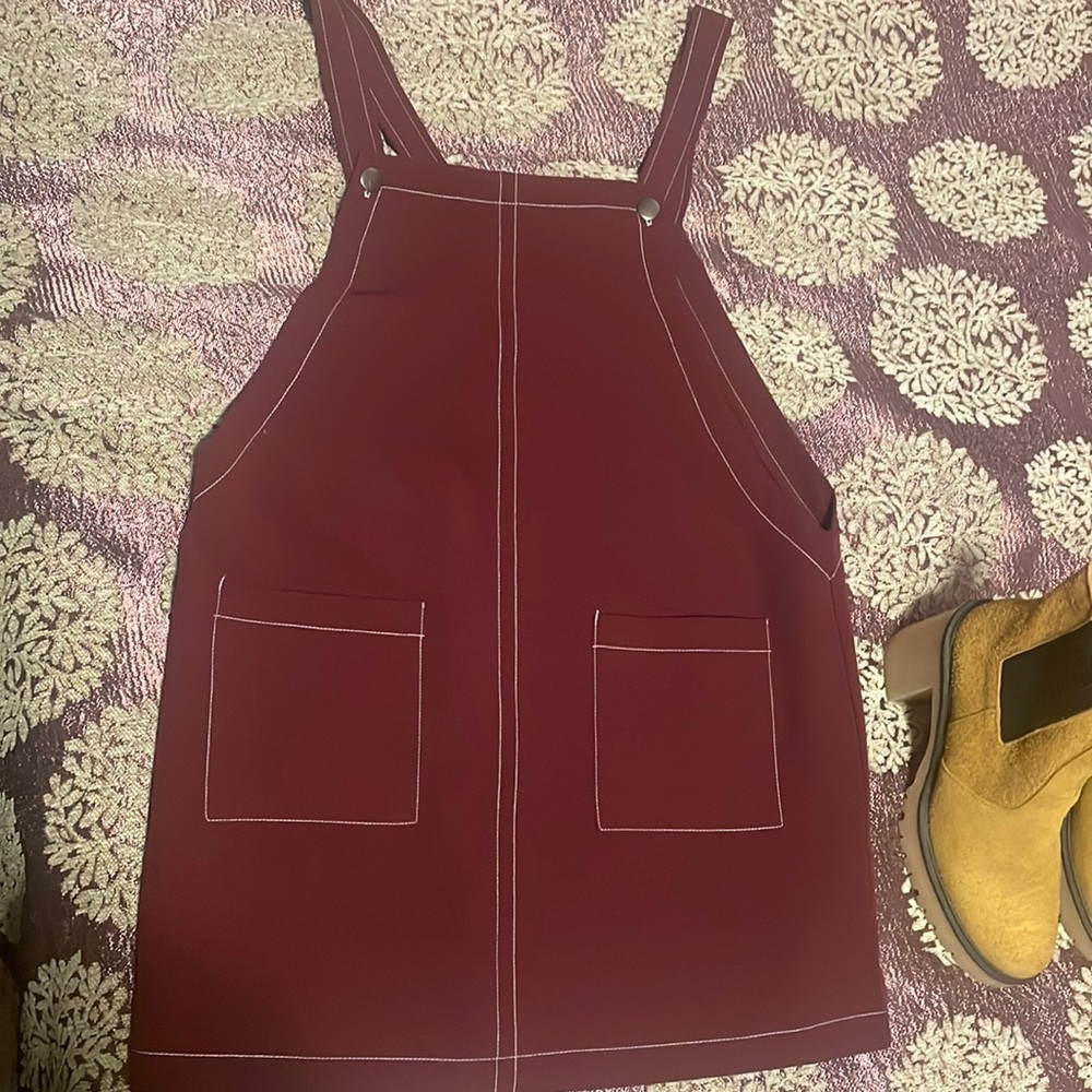 Forever 21 jumper dress. Size L, more like a S/M.
